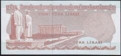 6.Emisyon 3.Tertip 20 Lira F78 919200 Çilaltı Çil