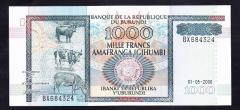 Burundi 1000 Frank 2006 Çil Pick 39d