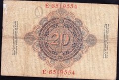 Almanya 20 Mark 1910 Temiz + 7 Rakam ( R40b )