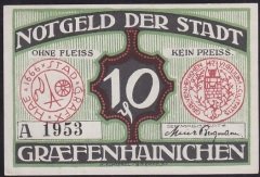 ALMANYA 10 PFENNİNG NOTGELD 1921 ÇİL