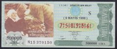 1999 9 MAYIS ÇEYREK BİLET