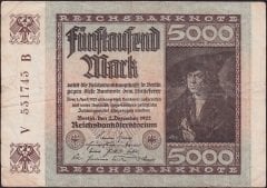 Almanya 5000 Mark 1922 Çok Temiz (R80)