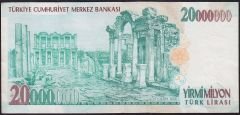 7.Emisyon 20 000 000 Lira J08 794009 Çok Çok Temiz