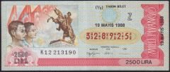 1988 19 Mayıs Yarım Bilet - Z Serisi