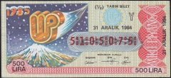 1984 31 Aralık Yarım Bilet - Y Serisi