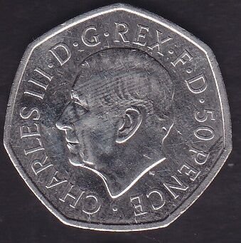 İngiltere 50 Pence 2022 Hatıra Para
