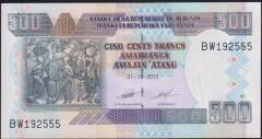 Burundi 500 Frank 2013 Çil Pick 45c ( 555 )