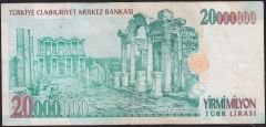7.Emisyon 20 000 000 Lira I48 701009 Çok Temiz+