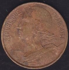Fransa 10 Centimes 1977