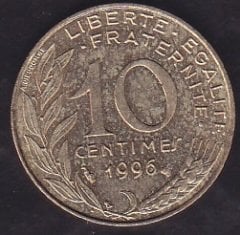 Fransa 10 Centim 1996