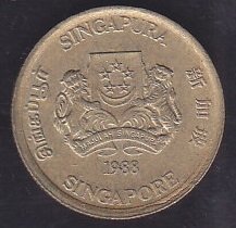 SİNGAPUR 5 CENT 1988