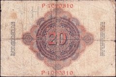 Almanya 20 Mark 1914 Temiz 7 Rakam ( R47b )