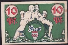 ALMANYA 10 PFENNİNG NOTGELD 1921 ÇİLALTI