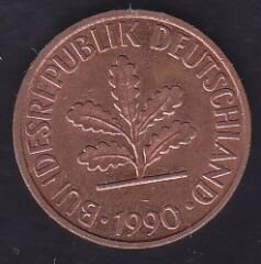 Almanya 2 Pfennig 1990 F