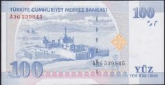 8.Emisyon 100 YTL A36 539845 Çilaltı Çil