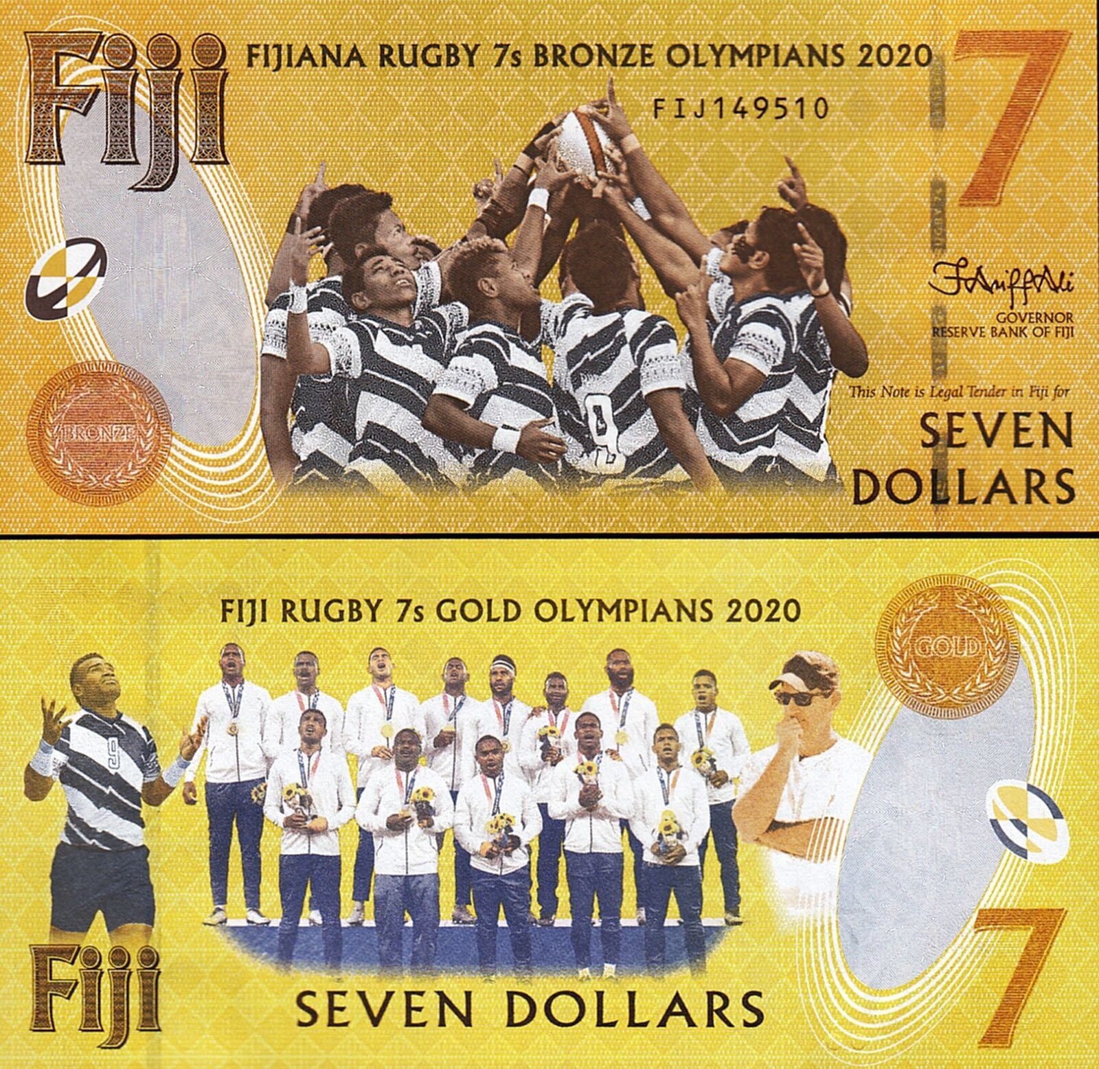 Fiji 7 Dolar 2020 Çil Pick 122