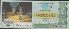 1997 29 Mart Çeyrek Bilet - R Serisi
