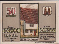 Almanya 50 Pfennig Notgeld 1921 Çil