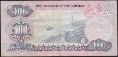 6.EMİSYON 1.TERTİP 1000 LİRA C35 439053 ÇOK TEMİZ +
