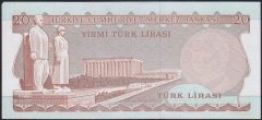 6.EMİSYON 2.TERTİP 20 LİRA C76 033288 ÇİLALTI