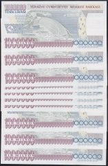 7.EMİSYON 3.TERTİP 1 000 000 LİRA O59 965371-O59 965380 ÇİL SERİ TAKİPLİ (10 ADET)