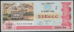 1988 19 Şubat Yarım Bilet - Z Serisi