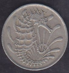 SİNGAPUR 10 CENT 1969