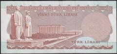 6.Emisyon 1.Tertip 20 Lira B50 116466 Çok Temiz+