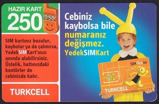 Turkcell Hazır Kart 250 Kontör 2009