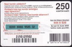 Turkcell Hazır Kart 250 Kontör 2009