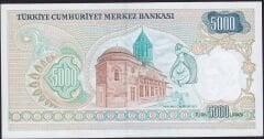 7.Emisyon 1.Tertip 5000 Lira A54 819222 Çilaltı Çil