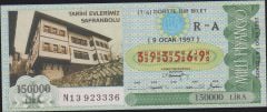 1997 9 Ocak Çeyrek Bilet - R-A Serisi