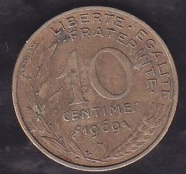 Fransa 10 Centim 1969
