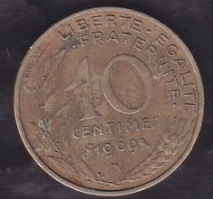 Fransa 10 Centim 1969