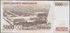 7.Emisyon 5 000 000 Lira J17 391842 Çok Çok Temiz