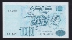 Cezayir 100 Dinar 1992 Çil Pick 137