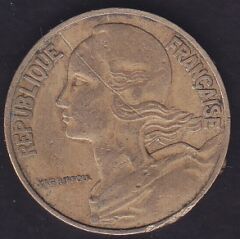 Fransa 20 Centimes 1963