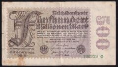 Almanya 500 Milyon Mark 1923 Temiz+ 6 Rakam
