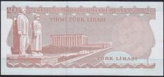 6.Emisyon 3.Tertip 20 Lira F61 449677 Çil