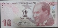 9.Emisyon 1.Tertip 10 Lira A436 7242xx Çil