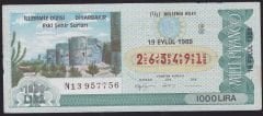 1988 19 Eylül Beşte Bir Bilet - S Serisi
