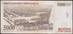 7.Emisyon 5 000 000 Lira J13 228410 Çok Temiz