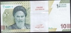İran 10 Riyal 2021 Çil 4 sıfır atılmış Deste