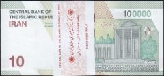 İran 10 Riyal 2021 Çil 4 sıfır atılmış Deste