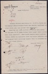 ADANA VİLAYETİ - DAHİLİYE VEKALETİ 1931