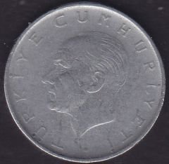 1962 Yılı 1 Lira Ters
