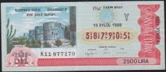 1988 19 Eylül Yarım Bilet - Y Serisi