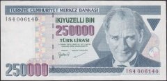 7.Emisyon 3.Tertip 250000 I84 006140 Çok Temiz +