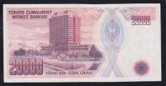 7.EMİSYON 1.TERTİP 20000 LİRA A03 477831 ÇÇT ÇİLALTI