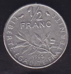 Fransa 1/2 Frank 1965
